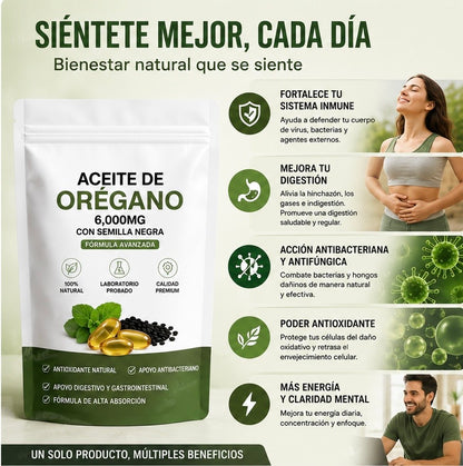 Aceite de orégano| bienestar natural