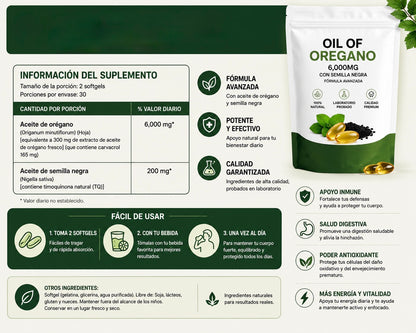 Aceite de orégano| bienestar natural