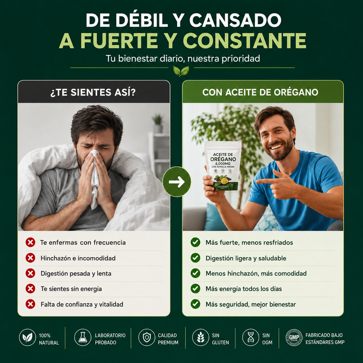 Aceite de orégano| bienestar natural