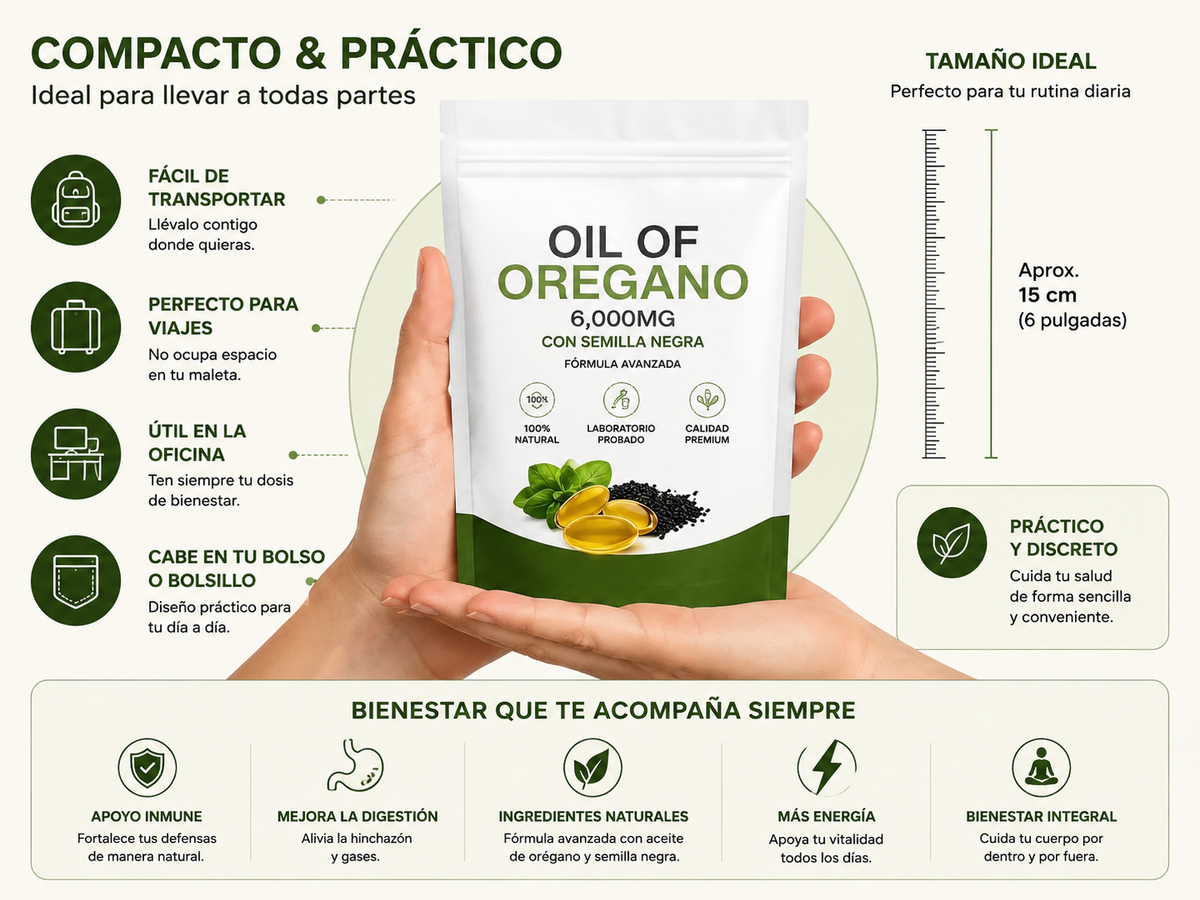 Aceite de orégano| bienestar natural